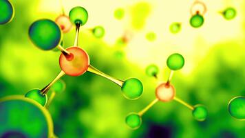 molekyl strukturera animering vetenskap och teknologi visualisering för utbildning och forskning använda sig av video