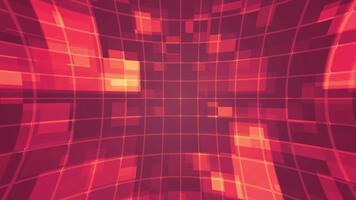 rosso griglia sfondo animazione ciclo continuo per presentazioni e la modifica con moderno pixelated design video