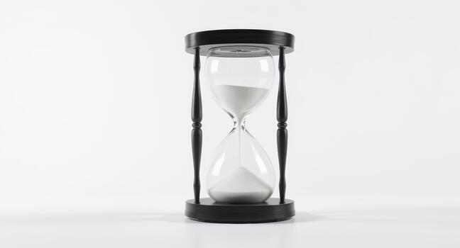Capture the Essence of Time with this Classic Sand Timer, Perfect for Deadlines, Productivity, and Timeless Design Concepts in Business and Lifestyle Projects photo