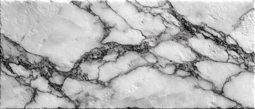 White marble texture with dark veins creating a natural stone pattern for interior design photo