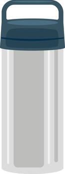 Reusable Water Bottle - Durable and Portable Hydration Solution for Everyday Use vector