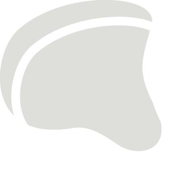 Abstract Light Grey Shape with Cutout - Minimalist Design Element for Modern Graphics and Backgrounds vector