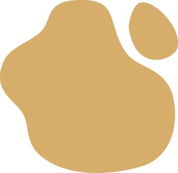 resumen gota forma - terroso tono ilustración para gráfico diseño proyectos vector