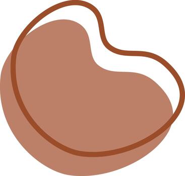 resumen marrón forma un moderno diseño elemento para gráfico proyectos y creativo contenido vector