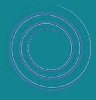 Blue Circular Swirl Abstract Pattern Background vector