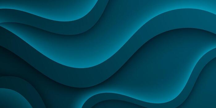 Abstract dark blue wave textured pattern background. 3D shapes design papercut style concept element background. vector