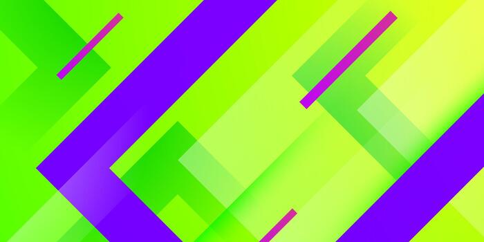 Abstract green banner background with purple triangle shapes pattern element concept design. Futuristic banner concept style. vector