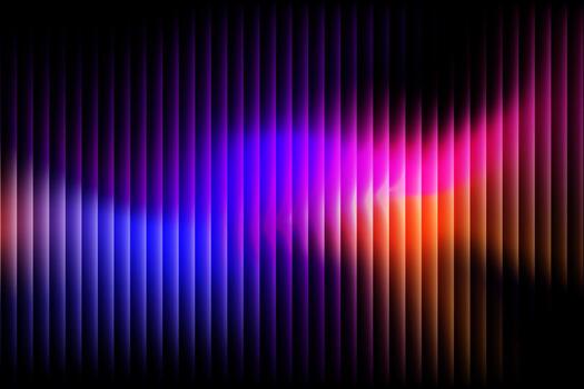 Vibrant Neon Gradient Abstract Background with Vertical Light Streaks vector