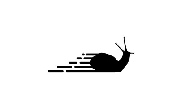 Silhouette Snail Walk Run, Fast Speed Icon Symbol use animal as illustration, can use for Logo Gram, Apps, Pictogram, Escargot Menu Food Service, Mascot or Graphic Design Element. vector