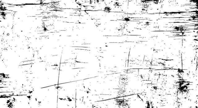 Abstract black and white grunge texture background with distressed overlay vector