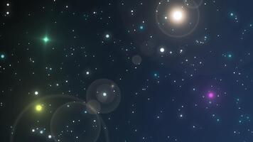 abstrakt äußere Raum Konstellation nahtlos Schleife video