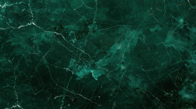 Abstract dark green marble texture features intricate white veins creating an elegant and sophisticated natural stone surface for backdrop use. photo