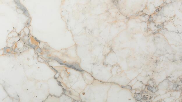 Elegant white marble surface shows detailed veining and natural patterns creating a smooth texture suitable for various design applications. photo