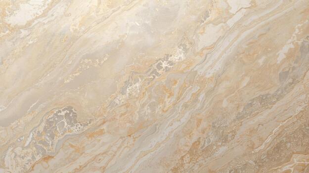 The beige marble stone shows an elegant pattern and textures that would be ideal for countertops or wall tiles in modern interior design. photo
