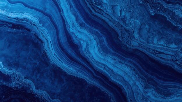 resumen mármol textura en sombras de profundo azul crea un lujoso fluido modelo Perfecto para antecedentes y diseños con profundidad y elegancia. foto