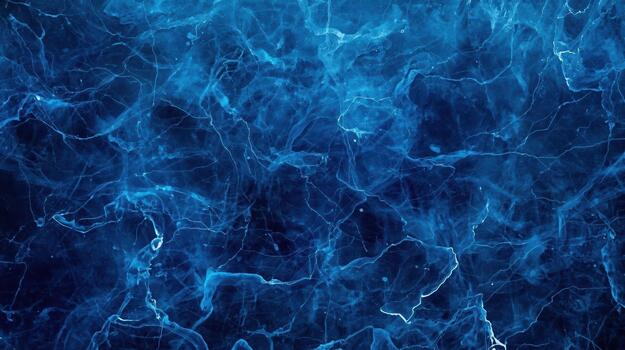 An ethereal blue marble texture with intricate veining creates a calming and sophisticated background suitable for various creative applications. photo
