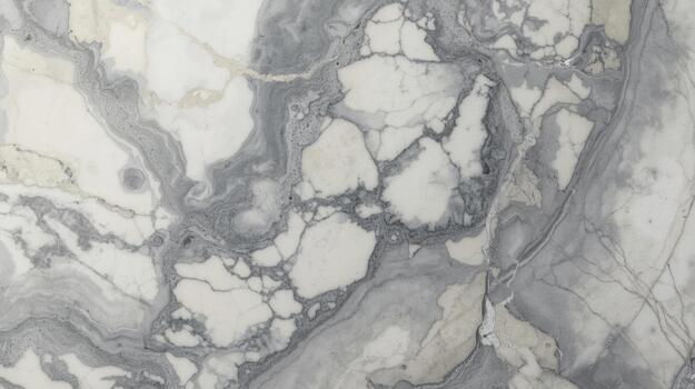 The captivating swirling pattern of gray and white marble creates an elegant and sophisticated backdrop for various design applications. photo