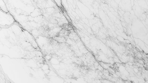 Elegant white marble stone background with subtle gray veining creates a sophisticated and luxurious surface texture, ideal for design elements. photo