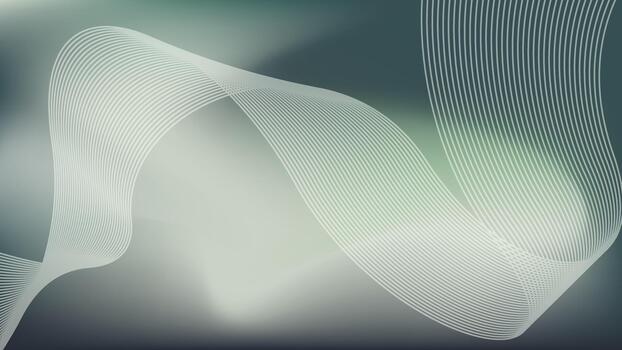 Abstract Wave Design with Subtle Colors. vector