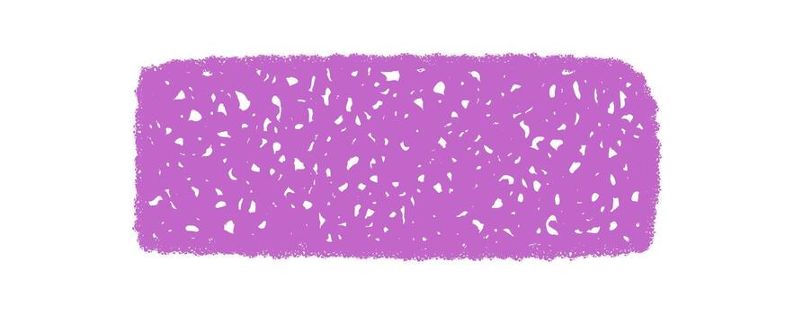 Fluid chalk squiggle rectangle card frame with purple scribble border and blank quote template. Artistic background texture for creative graphic projects in modern visual concepts. vector