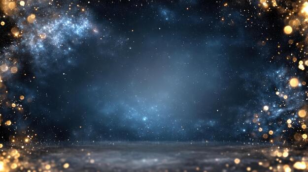 An abstract space background with stars and dust photo