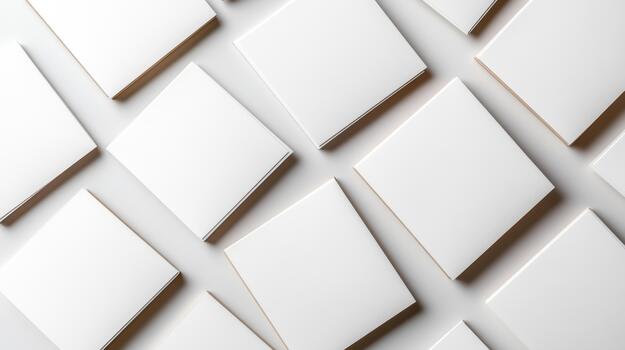 White tiles arranged in a square pattern photo