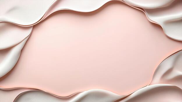 A pink and white background with a curved shape photo