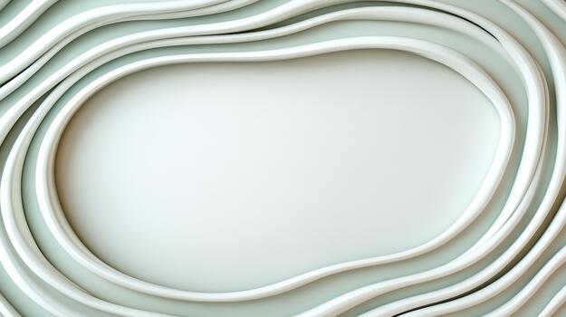 3d rendering of a circular white wall photo
