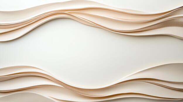 Abstract background with wavy paper photo