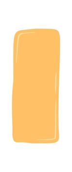 Hand drawn fluid rectangle sticker frame in soft wavy doodle shape. Squiggle blob template as creative text background, modern decorative concept for card, label or mockup use. vector