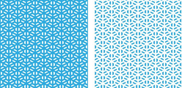 Pattern Seamless Isometric Cube Grid Motif vector