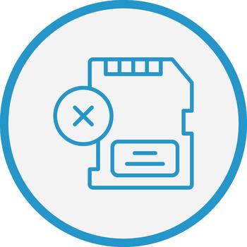 Delete Flat UI Form Symbol vector