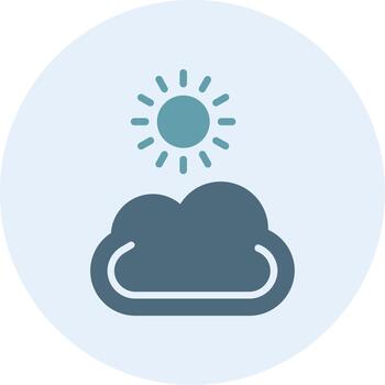 Cloud App-Based UI Graphic Icon vector