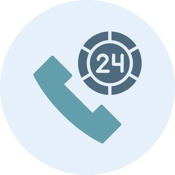 Phone Call Minimal UI Element Icon vector