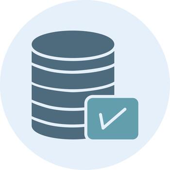 database App-Based UI Graphic Icon vector
