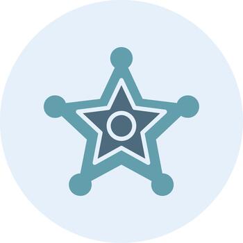 alguacil Insignia neón ui símbolo marca vector