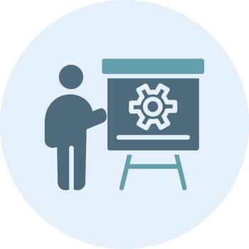 Presentation Futuristic UI Mark Symbol vector