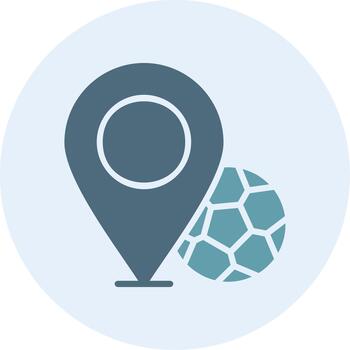 Location Pin Minimal UI Element Icon vector