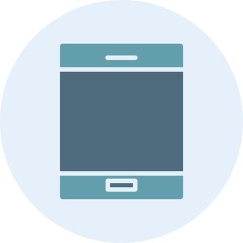 tableta vibrante visual objeto gráfico vector