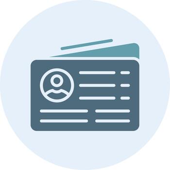 Business card Custom Line Element Symbol vector