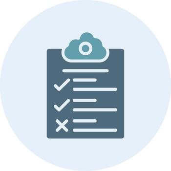 Check List Simplified Line Mark Icon vector