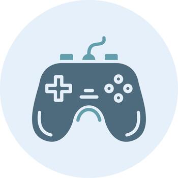 Gamepad Muted Color Design Element vector