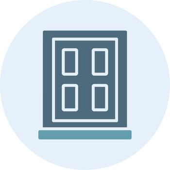 Window Muted Tone Element Shape vector