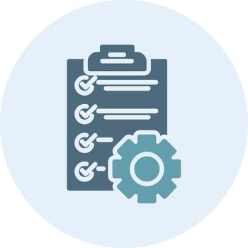 Project Management Color Enhanced Graphic Icon vector