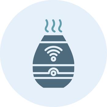 Humidifier Neon UI Symbol Mark vector
