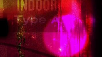 grunge carrete textura transición con afligido patrones y ruido pulsos video