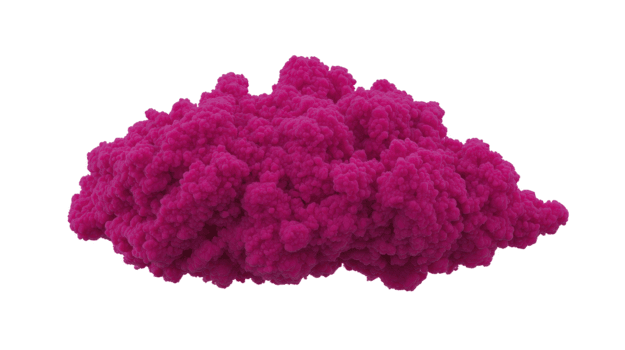 Pink smoke cloud, isolated on transparent background, with fluffy texture and dynamic movement, ideal for creative design, abstract art, or dramatic visual effects in digital projects png