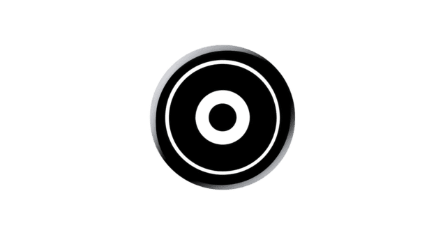 Black circle concentric rings geometric minimal abstract isolated transparency background modern simple graphic Black circle with concentric rings minimal abstract geometric design isolated png