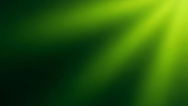 Green Gradient Background with Light Rays - Abstract Nature Backdrop photo