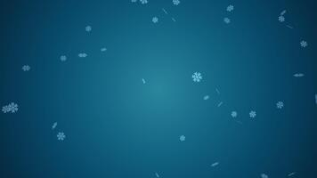 Snowflake Abstract Loop Background in Seamless Design video